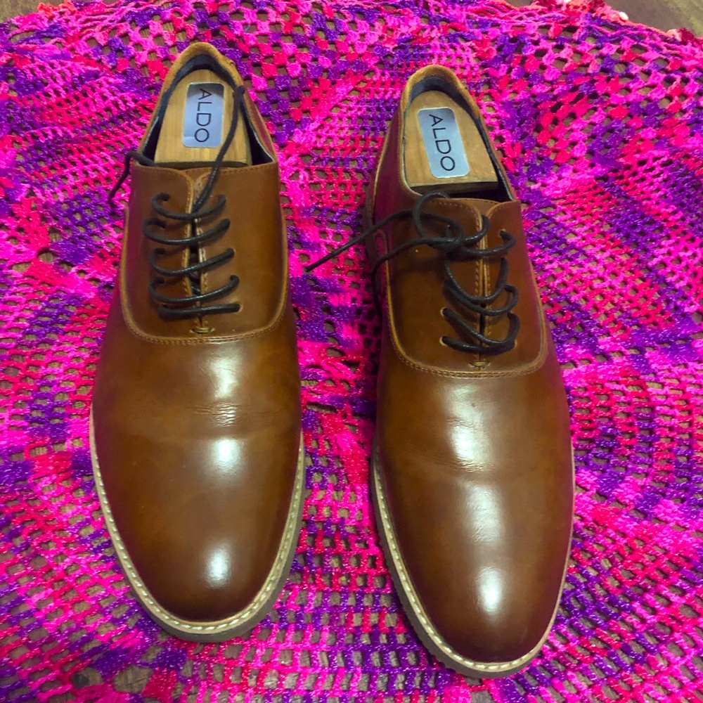 Steve Madden Nunan Oxford Brown Shoes